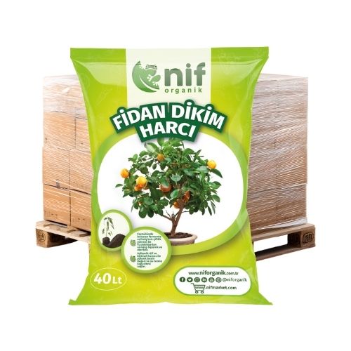 Palet Yükleme Nif Organik Fidan Dikim Harcı 40 Litre